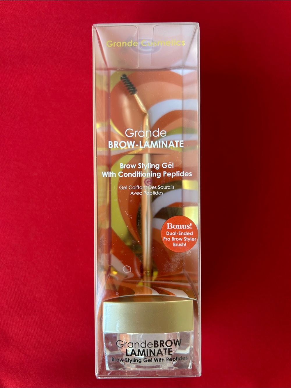 Grande Brow-Laminate Brow Styling Gel With Peptides